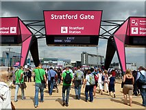 TQ3884 : Stratford Gate, Olympic Park by Graham Hogg