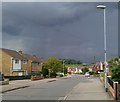 Storm clouds over Watergate Lane