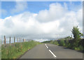 Approaching sharp bend in Locher Road