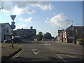 Mini roundabout on Woburn Road, Woburn Sands