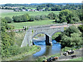 Railway Bridge over the River Frome at Poundbury Hill Fort