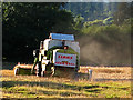 Harvester near Auchterarder