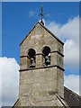 NY8773 : St. Mungo's Church, Simonburn - bell turret by Mike Quinn