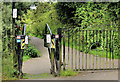 J3384 : Gate, Monkstown, Newtownabbey by Albert Bridge