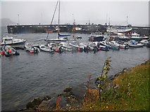 NG8074 : Water's edge and harbour at Charlestown by C Michael Hogan