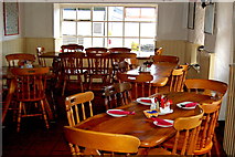 M2208 : The Burren - Ballyvaghan - R477 - Monk's Seafood Pub & Restaurant - Dining Area by Joseph Mischyshyn