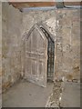 NZ1198 : Ancient Door, Brinkburn Manor House by Derek Voller