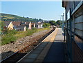 Platform for northbound departures, Abercynon railway station