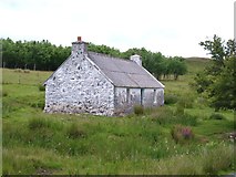 NG3151 : Old cottage at Upperglen by Gordon Hatton