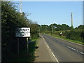 Entering Stainby on the B676