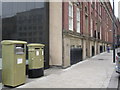 SE2933 : Gold Post Boxes, The Headrow / Cookridge Street, Leeds (2) by Rich Tea