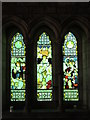 NY8773 : St. Mungo's Church, Simonburn - stained glass window (3) by Mike Quinn