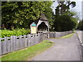 Lych gate at St Michael and All Angels Church,Hinton