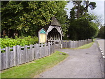 SZ2195 : Lych gate at St Michael and All Angels Church,Hinton by Anthony Vosper