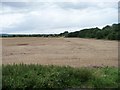 Corner of a stubble field, west of Quorn Lodge