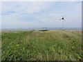 ST2264 : Field and wind turbine, Flat Holm by Gareth James