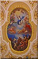 SO7664 : St. Michael and All Angels Church (8) - ceiling painting, Great Witley by P L Chadwick