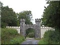 Tower Lodge, and entrance for Great Fulford