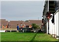 TQ4101 : South Stand, The Sports Park, Peacehaven by nick macneill