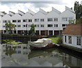 Marlow Mill pond and houses