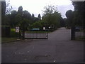 The entrance to Greenford Park cemetery