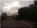 Emergency gate to Northolt Airfield, Glebe Avenue