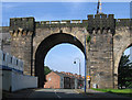 Runcorn - Mersey Road arch of railway viaduct