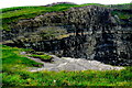 R0492 : Cliffs of Moher - SW Portion of Cliffs with Lookout Area at Edge of Cliffs by Joseph Mischyshyn
