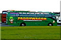 R0492 : Cliffs of Moher - Paddywagon Tour Bus in Parking Area by Joseph Mischyshyn