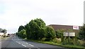 The A34 passing the Target Express Depot, Lisnaskea