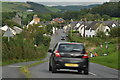 The A485 running through Llanilar