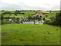 Looking down on Llanfihangel-y-Creuddyn