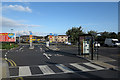 Part of roadway system outside Leeds/Bradford Airport