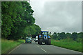 Tractors pass on the B2141