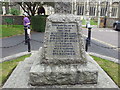 Name of the fallen on the Southwold War memorial 4