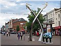 Sculptures in Abington Street