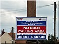 No Cold Calling Area