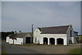 NX0252 : Farm buildings, North Port o' Spittal by Leslie Barrie