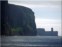 HY1700 : St John's Head & the Old Man of Hoy by Andrew Curtis