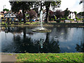 Fountain in Butter Hill pond