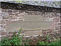 The War Memorial stone at Brockton