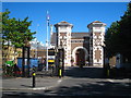 TQ2281 : The entrance to HM Prison Wormwood Scrubs by Rod Allday