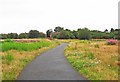 Hard surface footpath at Burlish Top, near Kidderminster