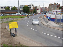 SK5738 : Arkwright Street reopened  by Alan Murray-Rust