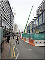 Corporation Street Birmingham, Closed For Construction of Tramway