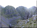 NG8144 : Looking across Coire na Feola to the A' Chioch ridge by db9