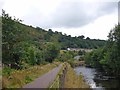 River Rhymney approaching New Tredegar