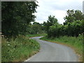 Twisty lane towards Ashwell