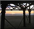 SD3128 : Sunset under the pier by Gerald England