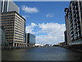 Canary Wharf - South Quay from footbridge